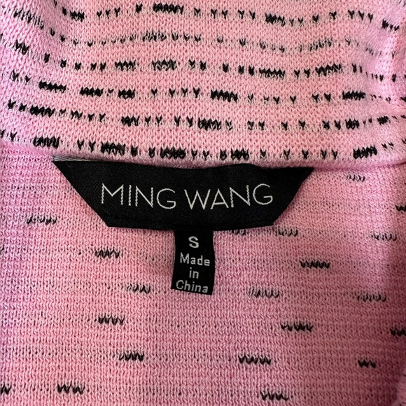 Ming Wang Lapel Collar
Jacket - Eyelash Trim Knit, Perfect Pink in Size S - Picture 11 of 16
